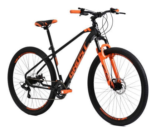  Bicicleta De Montaña Ghost Claw Rodada 29 21 Velocidades Color Negro/naranja