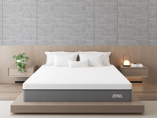 Colchon De Espuma Atma Smooth Top 2 Plazas 140x190