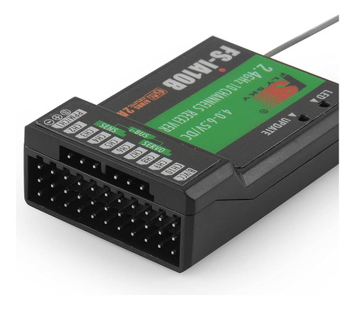 Receptor Flysky Fs_ia10b, Salida De 2,4 G/10 Canales Ppm Com