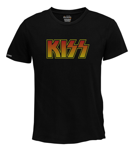  Camisetas Estampadas Kiss Logo Metal Rock Musica Hombre Bto