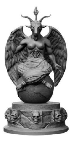 Estatua Figura Religion Baphomet Satan 15cm Impresion3d