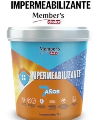 Impermeabilizante Blanco Fibratado 19 L Aislante Térmico