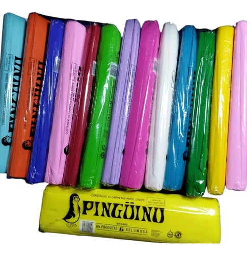 100 Pliegos De Papel Crepé, Variedad De Colores. Mayoreo