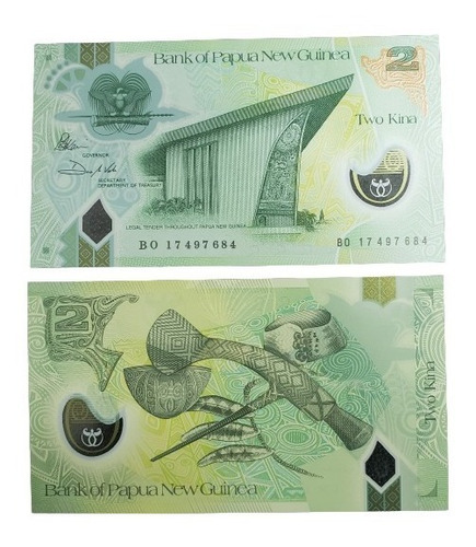 Papúa Nueva Guinea - Billete 2 Kina 2017 - Polímero - Unc