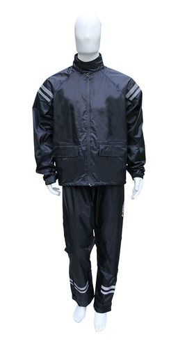 Impermeable Joe Rocket Jr-20 Rain Suit Negro Para Moto