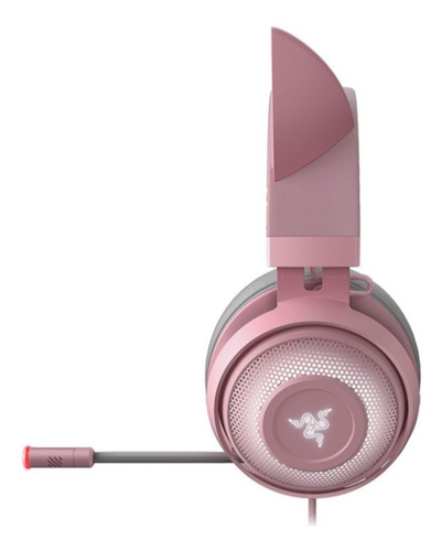 Imagem 3 de 6 de Headset Gamer Razer Kraken Kitty Chroma Quartz Com Fio Pc
