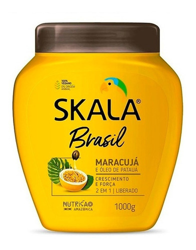 Skala Mascara Baño De Crema Brasil Maracuya Vegano X 1 Kg