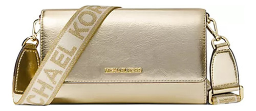 Bolsa Michael Kors Jet Set Large Gold Metallic