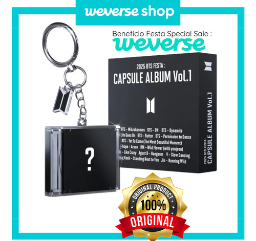 Bts Festa 2025 : Set 7 Capsule Album Vol.1 Original Set 7 Pzas