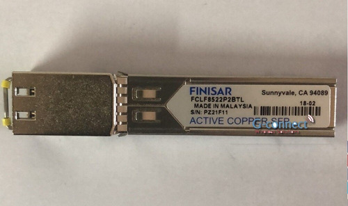 Modulo Tranceptor Finisar Sfp A Rj45 Cobre 1 Gbps (Usado)