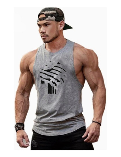 Playera Tank Sin Mangas Hombre Gym Top