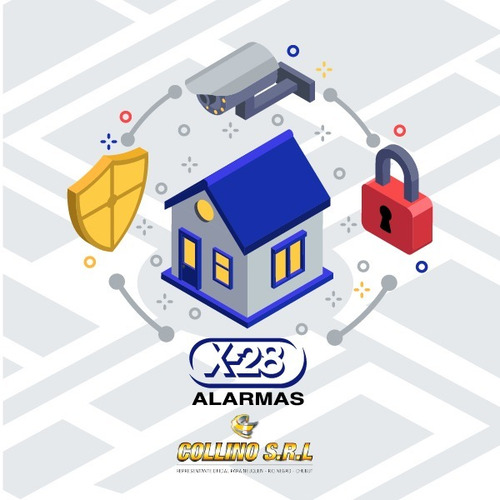 Detector Infrarrojo De Techo C/luz Md96 C X-28 Alarmas