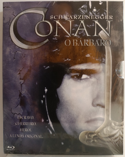 Blu Ray Conan - O Bárbaro (schwarzenegger) Com Luva Especial