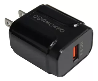 Cargador Ykz Quick Charge 3.0 Negro Motorola Play Turbo