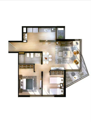 Venta Departamento 2 Dormitorios Barbacoa Rambla- Centro (montevideo)