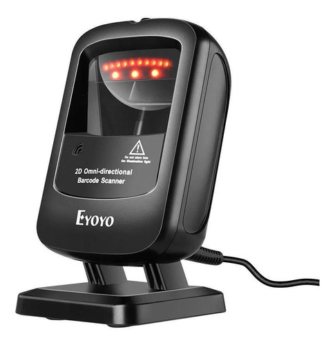 Lector de código de barras Eyoyo EY-2200 USB 2D 5V negro