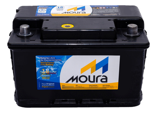 Bateria 12x75 Moura Diesel Nafta/gnc Corsa Classic