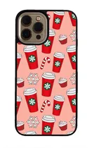 Comprar Funda Celular Navidad Navideña Vasos Bebidas Coffee Bastones