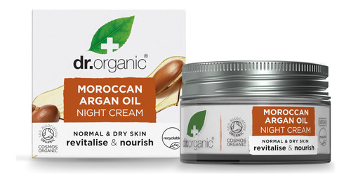Crema De Noche Con Aceite De Argan Marroqui Dr Organic 1.7 F