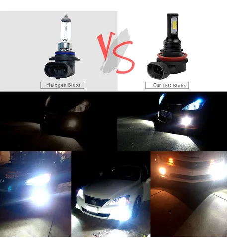 Bombillas De Luz Antiniebla Led H8 H11 80w 4000lm Para Honda