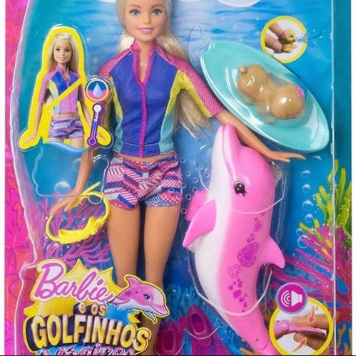 Barbie Dolphin Magic Juego De Snorkel Muñecas Niñas Juguetes