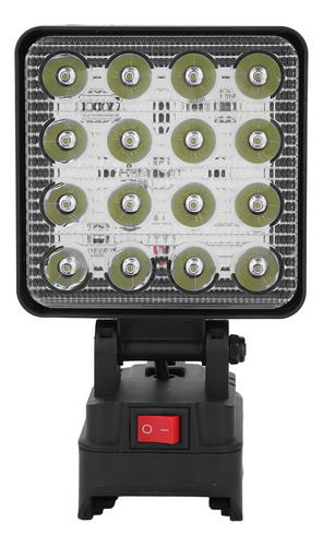 Led Work, 4 Pulgadas Cuadradas, 16 Led, De Alto Brillo, A Pr