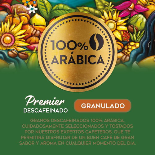 Cafe Gold Premier Granulado Descafeinado Frasco De 170g