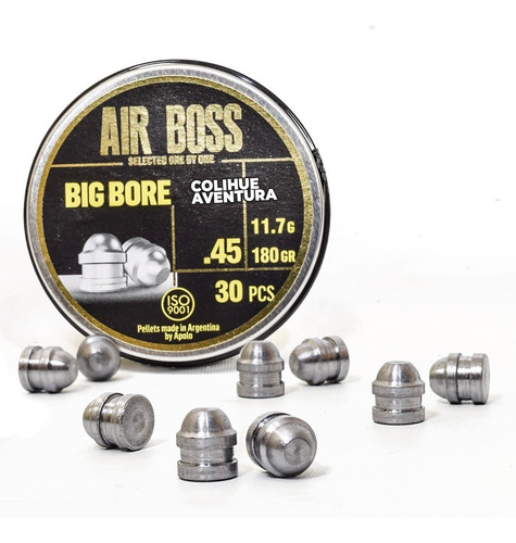 Balines / Puntas Airboss Big Bore Cal .45 - 180 Grains X30u