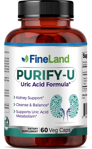 Fineland Purify-u Formula De Acido Úrico 60capsulas