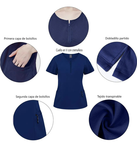 Par De Uniforme Médico Quirúrgico Lc Para Mujer, Pijama Quir