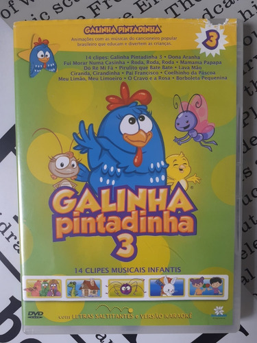 Dvd Galinha Pintadinha 3 - Bromelia (bom Estado)