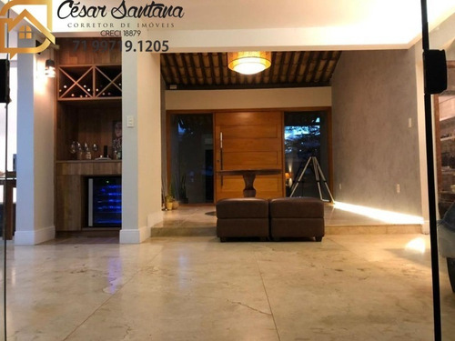 Imagem 21 de 30 de Casa Térrea 4 Suítes Em Condomínio Fechado - Lauro De Freitas - Ca01171 - 70544717