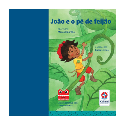 João e o pé de feijao, de Haurélio, Marco. Série Papa-páginas Editora Estrela Cultural LTDA., capa mole em português, 2019