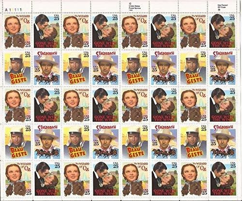 Sellos Películas Clásicas 25c Usps1990