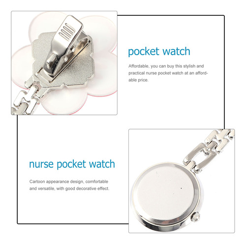 2 Relojes De Bolsillo Para Enfermeras, Práctico Reloj Con Br