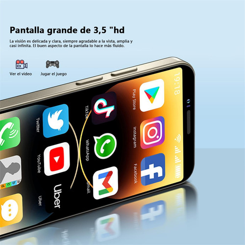 Smartphone Mini Xs15 Pro Max 3.5 En 16 Gb Rom 2 Gb Ram Andriod