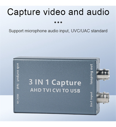 Ahd Video Capture Card Tvi Cvi To Usb 3.0 Video Card