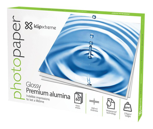 Papel Fotográfico Premium Klipxtreme Kpa-460/60 Hojas/4x6 
