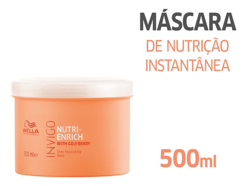 Imagem 4 de 6 de Wella Invigo Nutri - Enrich - Máscara De Nutrição 500ml