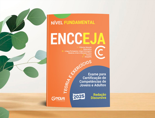Apostila Completa Encceja 2025 - Nível Fundamental - Ensino Fundamental - Editora Nova