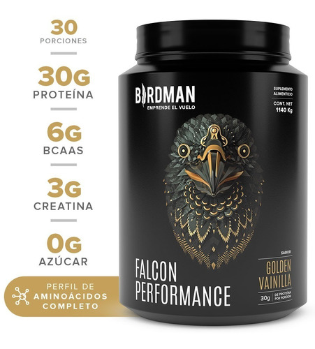 Birdman Falcon Performance Proteina Vegetal Premium 1.140 Kg