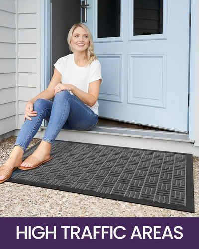 Tapete De Piso Antideslizante De 45x75 Cm Para Entrada