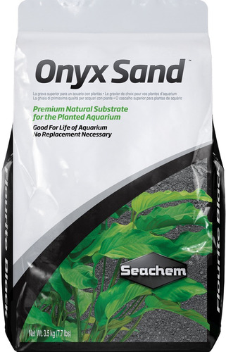 Sustrato Acuario Plantado Seacehm Onyx Sand 3.5kg