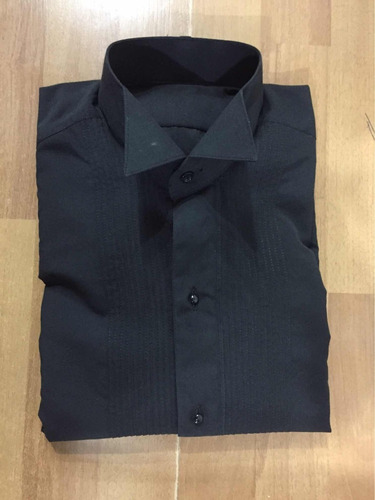 Imagen 2 de 2 de Camisa Cuello Palomita Plizada Entallada