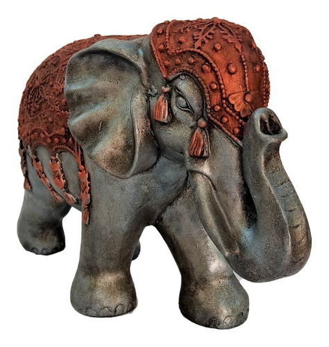 Elefante Indu Estatuilla Decorada A Mano