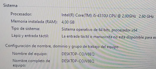 Portátil Dell Latitude E5440 Core I5 4th Ram 4gb + Hdd 500gb (Usado)
