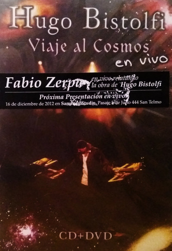 Bistolfi Hugo - Viaje Al Cosmos En Vivo Cd + Dvd Nuevo 