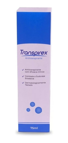 Antitranspirante Sem Suor Sudorese E Hiperidrose Transpirex
