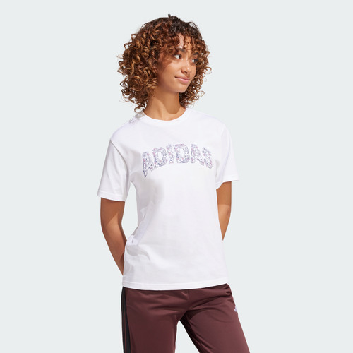 Playera adidas Casual Tech Illustrate Mujer Blanco Jj4043