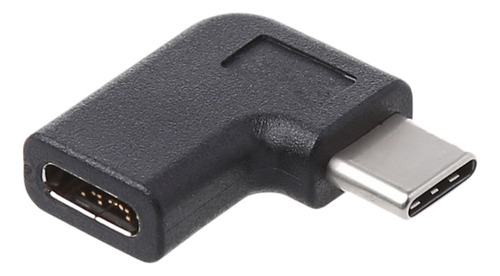 C Usb 3.1 C Macho A Hembra Usb-c Co-fs En Ángulo Recto De